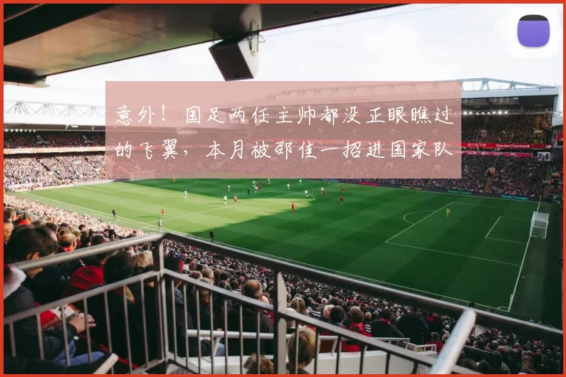 意外！国足两任主帅都没正眼瞧过的飞翼，本月被邵佳一招进国家队